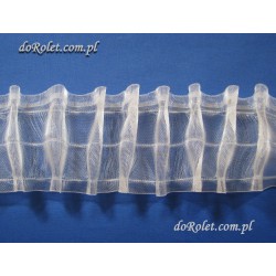 Taśma firanowa szer. 10 cm. marszcz. 1:2.
