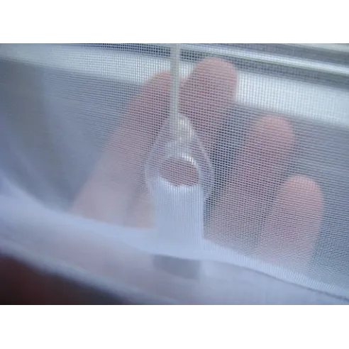 Transparent Pear-Shaped Cord Rings for Roman Blinds – PVC 15mm