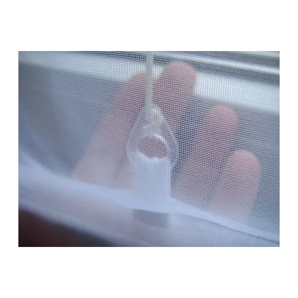 Transparent Pear-Shaped Cord Rings for Roman Blinds – PVC 15mm
