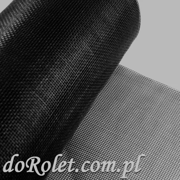 Siatka czarna do moskitier ramkowych okiennych i drzwiowych