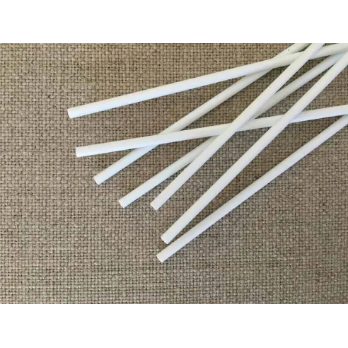 Fiberglass Rods for Roman Blinds 4mm - Custom Length - White Stiffeners