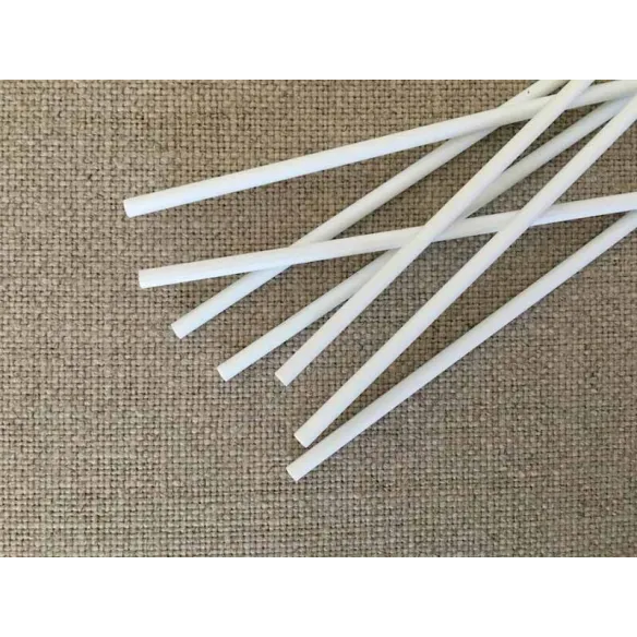 Fiberglass Rods for Roman Blinds 4mm - Custom Length - White Stiffeners