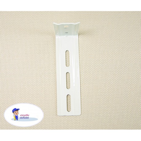 Wall Bracket 100mm for Vertical Blinds - White Metal Holder