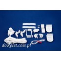 Montagepaket fi 17 mm mit Linie - weiß