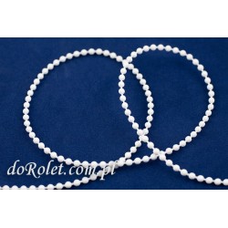 White Roller Blind Ball Chain 3.0 mm | Quality PVC Chain