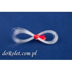 Transparente Seilführung für Rollos & Jalousien 0,7 mm (3m)
