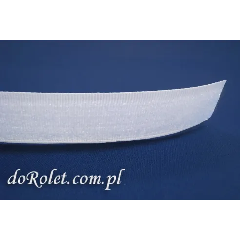 Soft Loop Fastener Tape 20mm White – Sew-on 100% Polyester