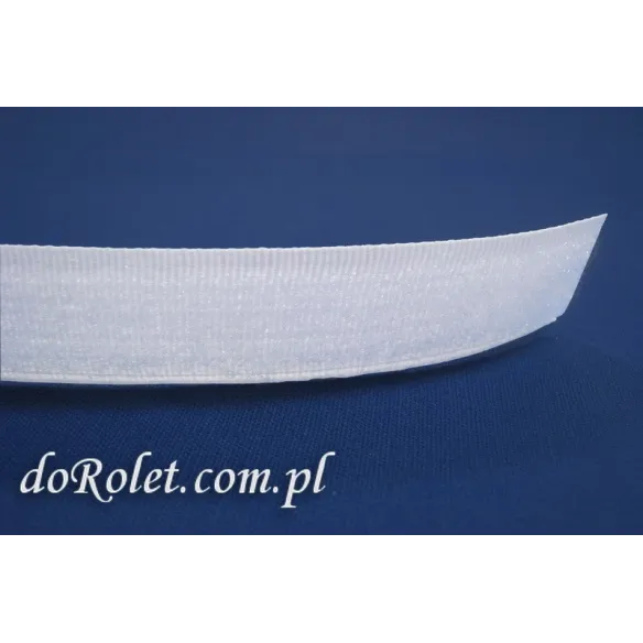 Soft Loop Fastener Tape 20mm White – Sew-on 100% Polyester