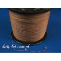 Sznurek 0,8 mm brązowy