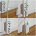 Pleat cord lock
