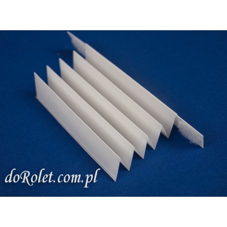 Pleated fabric Coral 116 white