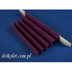 Pleated fabric Coral 104 purple