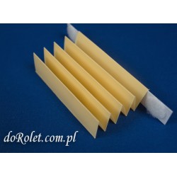 Tkanina do rolet plisowanych - Coral 107  vanilia