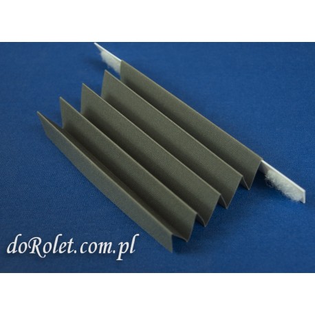 Plissee-Stoff Coral 112 dunkelgrau