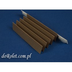 Plissee-Stoff Coral 114 braun
