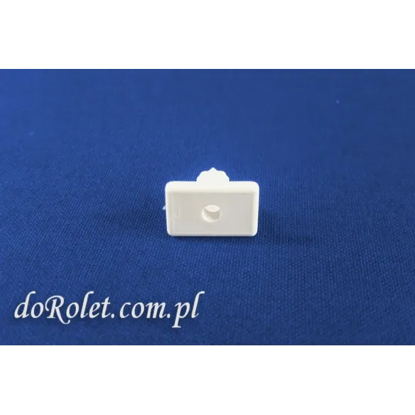 Zaślepka belki obciążającej PCV. Komponenty do rolet