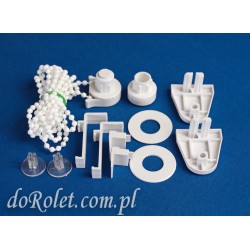 Montage-Set 17mm Tag und Nacht Rollo | Zebra Mini Rollo Mechanismus