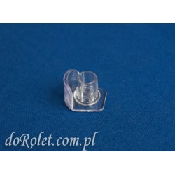 Zaślepka rury Ø12 - bezbarwna do rolet dzień-noc