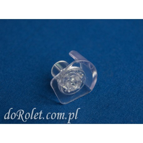 End cap for tube Ø12 - transparent