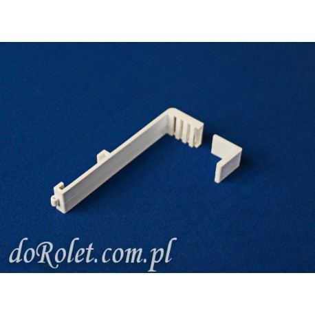 PVC extension clip - white