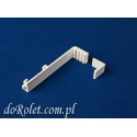 PVC extension clip - white
