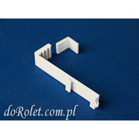 PVC extension clip - white