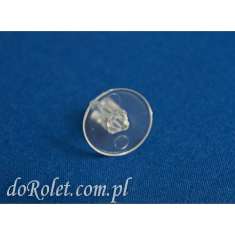 Zaślepka rury Ø10 - bezbarwna do rolety dzień-noc