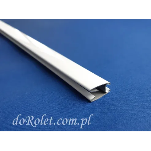 Beschwerungsprofil Stahl weiß für Rollo 8x16 mm