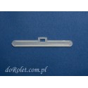 Vertical Blind Top Hanger 89 mm | Transparent PVC Slat Holder