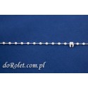 Bottom Chain 89mm for Vertical Blinds – White PVC Replacement