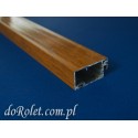 Profil aluminiowy do moskitier drzwiowych. Kolor złoty dąb
