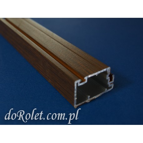 Aluminum Profile for Door Insect Screen – Walnut Finish – Custom Cut