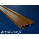 Profil poprzeczny do moskitier drzwiowych. Kolor złoty dąb drewnopodobny