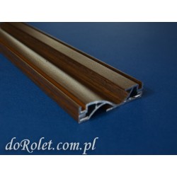 Profil poprzeczny aluminiowy - orzech