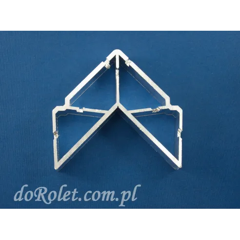 Narożnik aluminiowy wewnętrzny do moskitiery drzwiowej