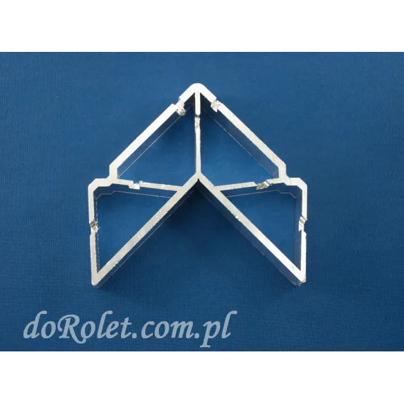Narożnik aluminiowy wewnętrzny do moskitiery drzwiowej