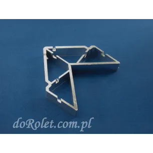 Narożnik aluminiowy wewnętrzny do moskitiery drzwiowej