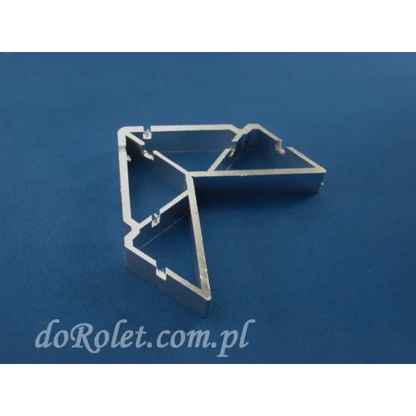 Narożnik aluminiowy wewnętrzny do moskitiery drzwiowej