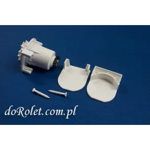 Raffrollo Getriebe 1:1 | Weiß | Stabiler Metallstift-Antrieb