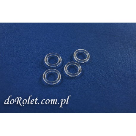 Transparent Roman Blind Rings Ø 9/13 mm | Clear PVC Eyelets