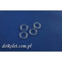 Transparent Roman Blind Rings Ø 9/13 mm | Clear PVC Eyelets