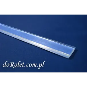 Transparent PVC Weight Bar for Roman Blinds & Curtains | Custom Cut 18x5mm