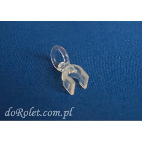 Roman Blind Clip with Ring – No-Sew Installation | Transparent PVC
