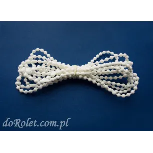 Pętla łańcuszka 4,5 mm biała 