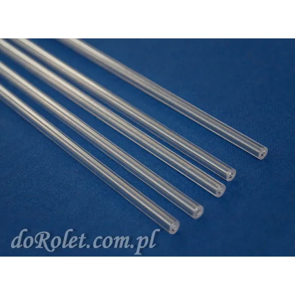 Raffrollo Stäbe Transparent 4mm | PVC Querstäbe | Maßzuschnitt