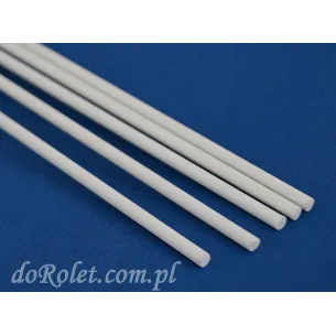 Glasfaserstäbe für Raffrollos 4mm - Weiß - Zuschnitt nach Maß