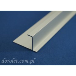 Prowadnica B 26 srebrna do rolet dachowych w kasecie