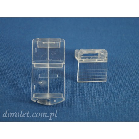 Transparent Non-Invasive Bracket for Roller Blinds Vegas