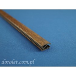 Belka obciążająca aluminiowa do rolet - złoty dąb