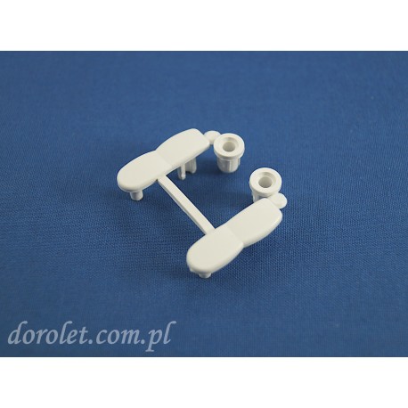 End caps for aluminium beam - white